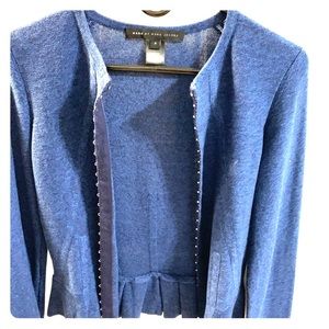 Marc Jacobs peplum sweater cardigan
